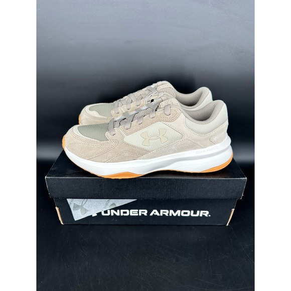 Under Armour UA Edge Suede Mens 8.5 Brown Tan Running‎ Shoes 3027731-201 New Box main image 6